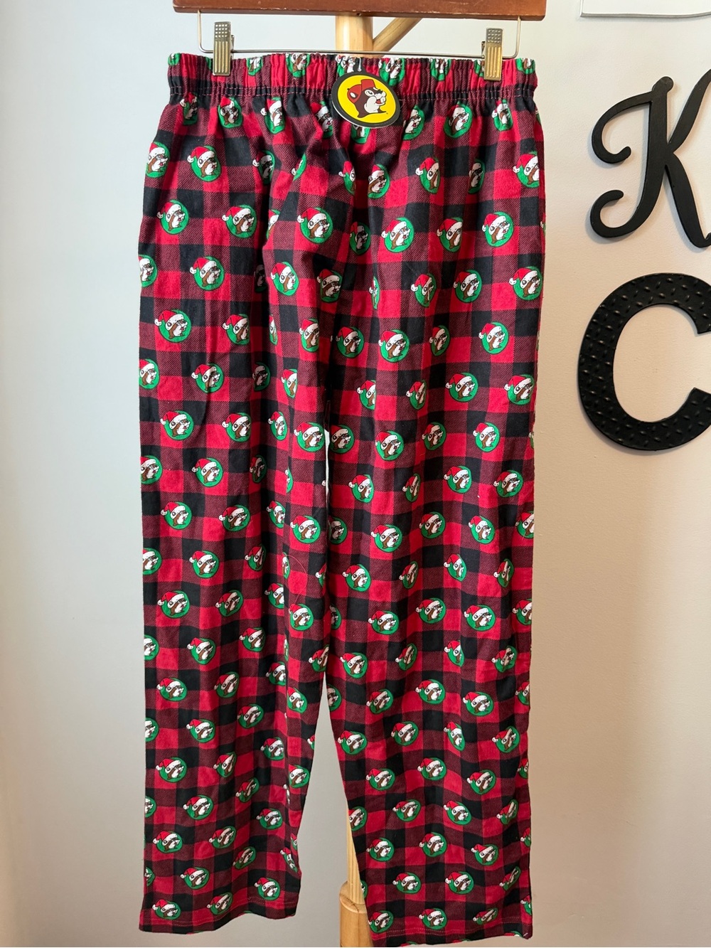 Buc-ees Christmas Pajama Pants NEW Women’s Size Small Plaid Loungewear
